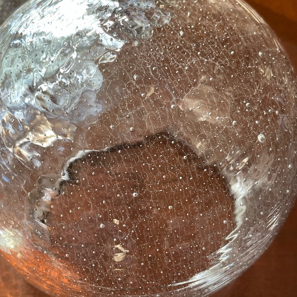 3 Handblown Seed Glass Soheres Bubbles for Terrariums Votives Planters - Picture 2 of 9